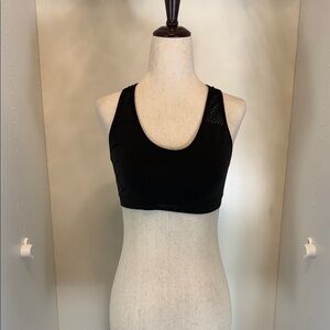 EUC Happy Nation Women's Black Sports Bra